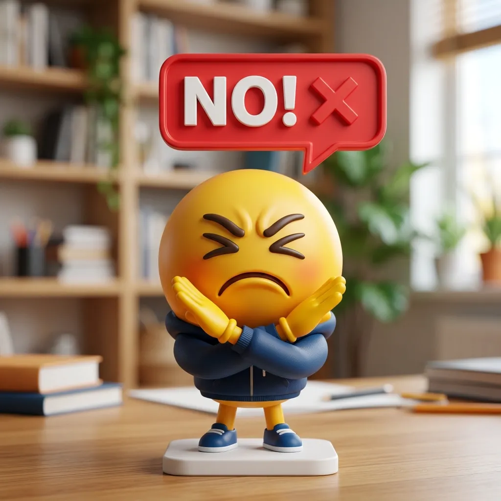 Best emoji saying no combos copy & paste