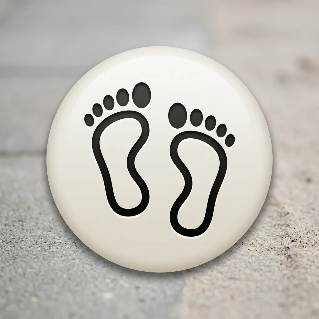 Best footprint emoji combos copy & paste