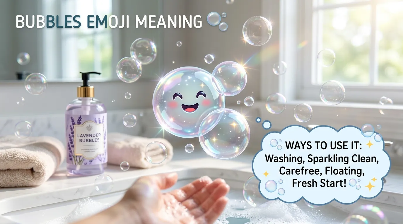 Bubbles Emoji Meaning