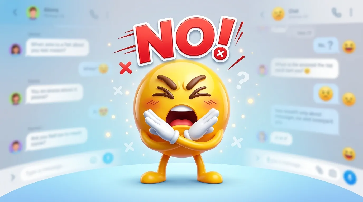 Emoji Saying No