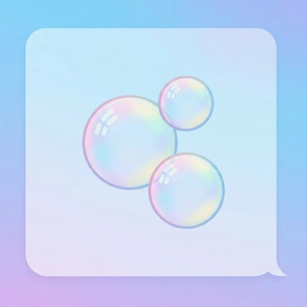 How to use bubbles emoji meaning the right way
