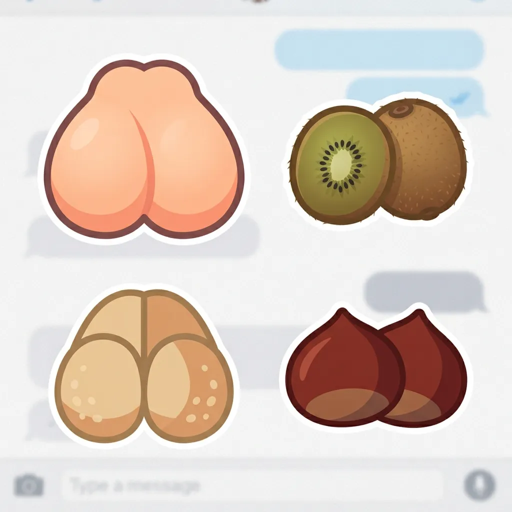 How to use emoji for testicles the right way