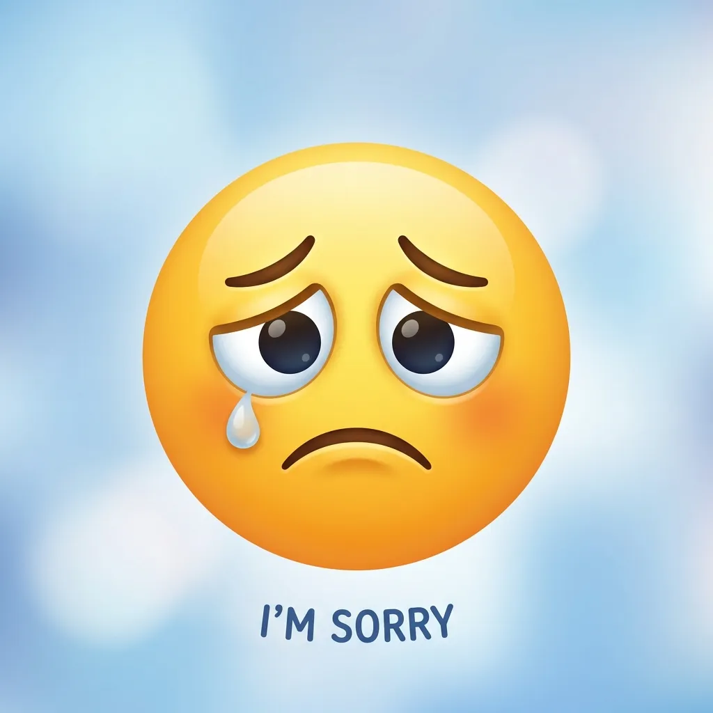 How to use im sorry emoji the right way