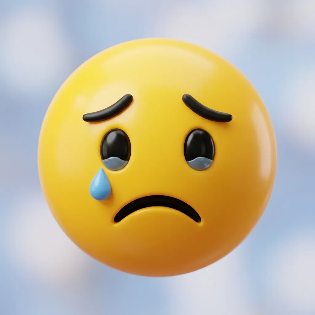 How to use really sad emoji the right way