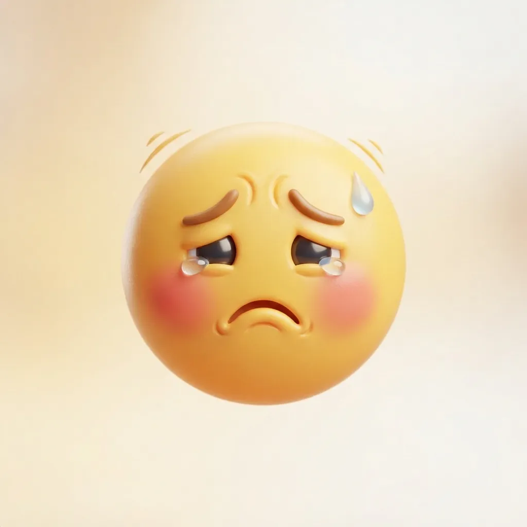How to use sorry emoji face the right way