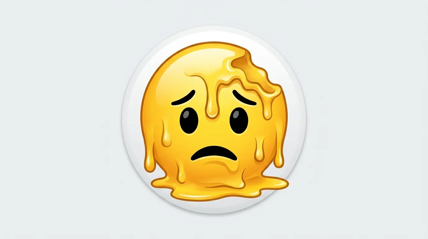 Melting Head Emoji