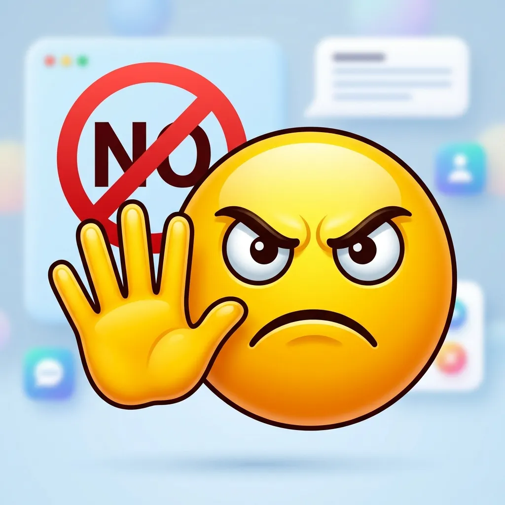 Trending emoji saying no in 2026
