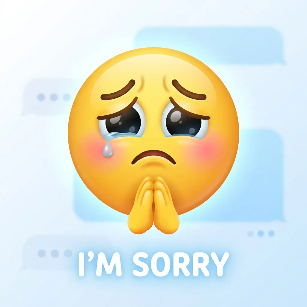 Trending im sorry emoji in 2026