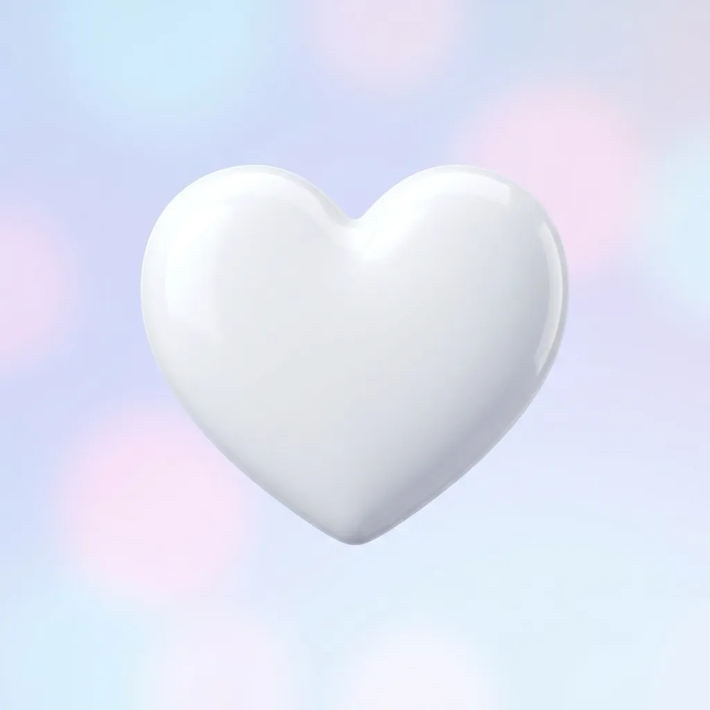 What do emoji white heart mean?