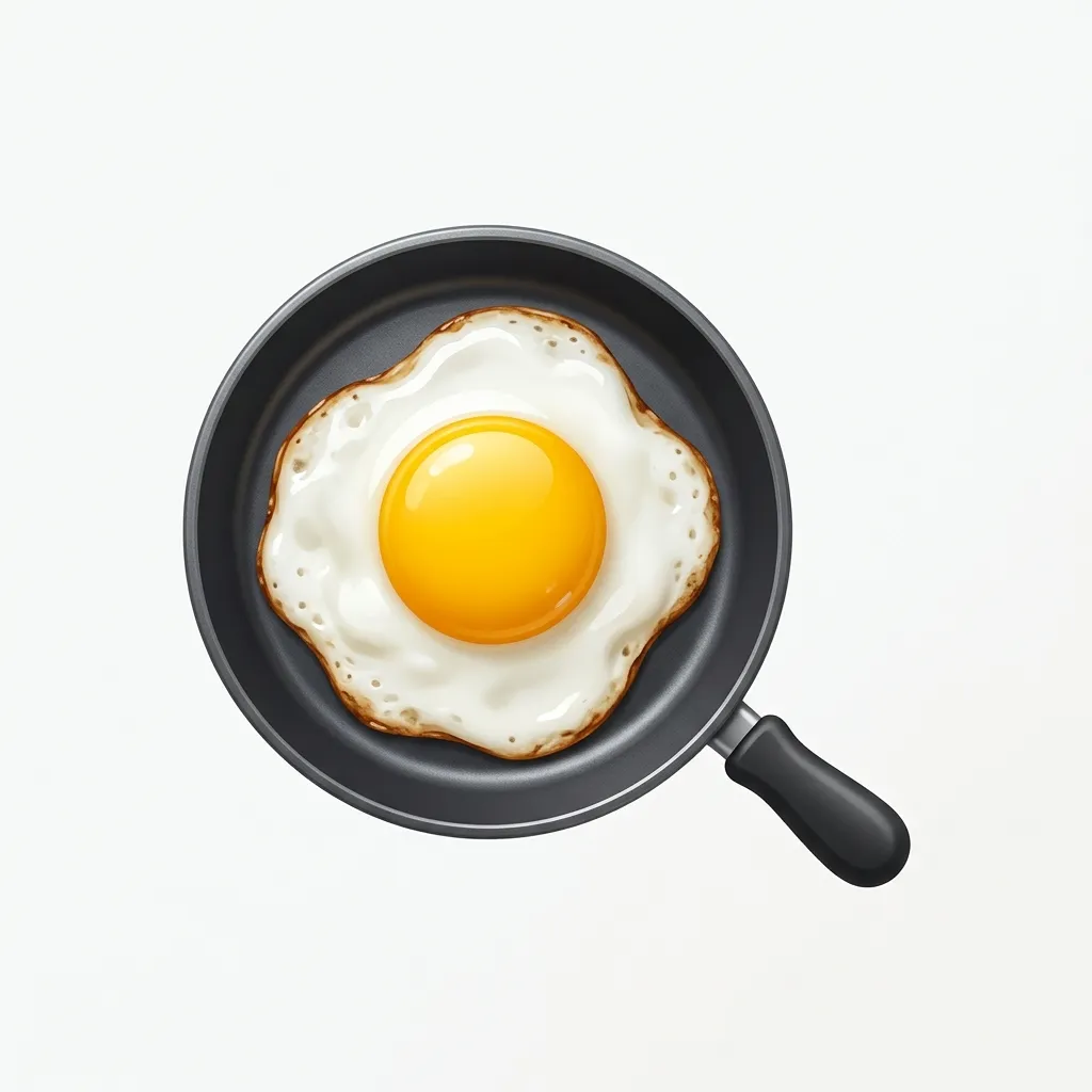 What do fried egg emoji mean?