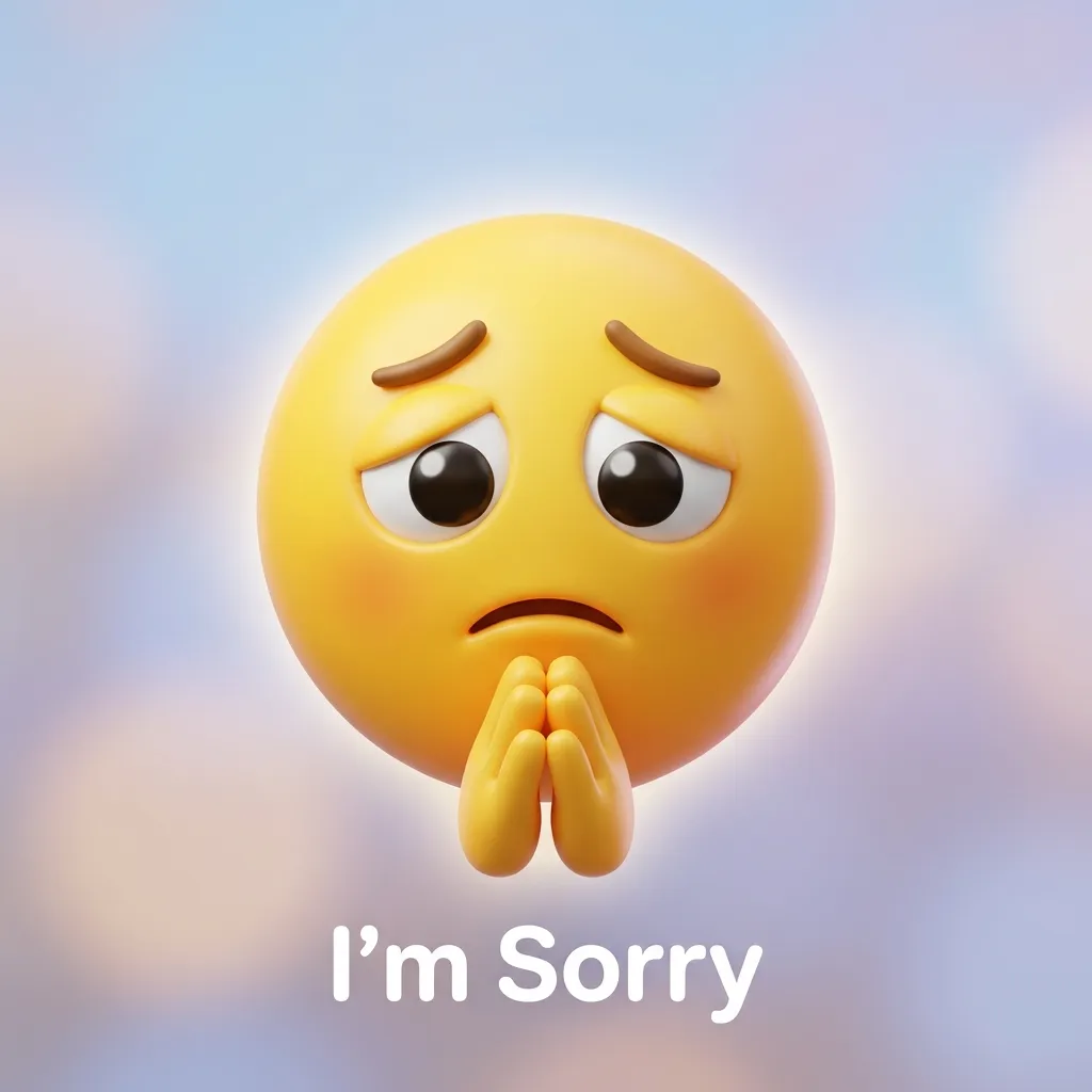 What do im sorry emoji mean?