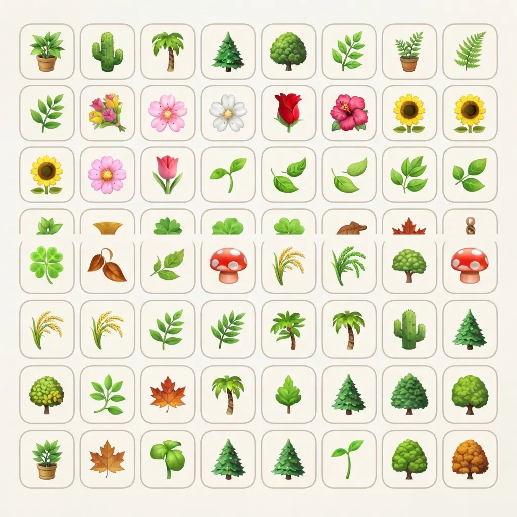 What do plants emoji mean?