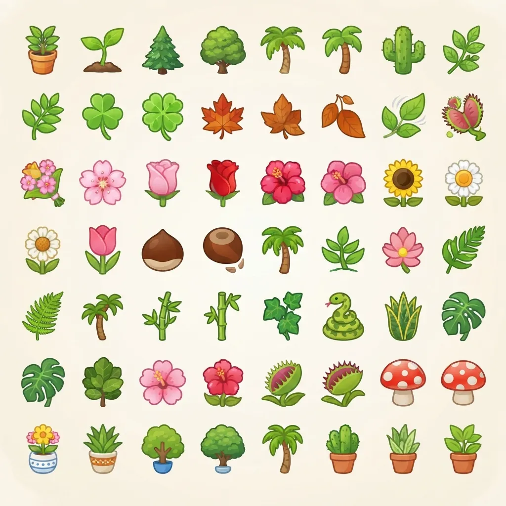 How to use plants emoji the right way