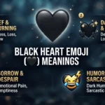 Black Heart Emoji Meaning