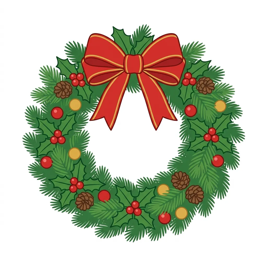 How to use christmas wreath emoji the right way