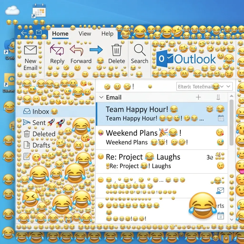How to use laugh emoji outlook the right way