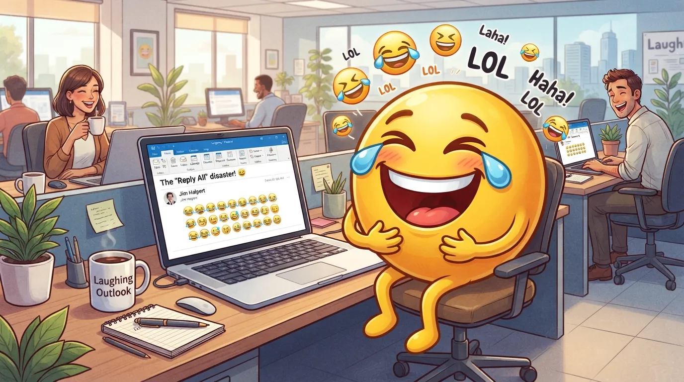 Laugh Emoji Outlook