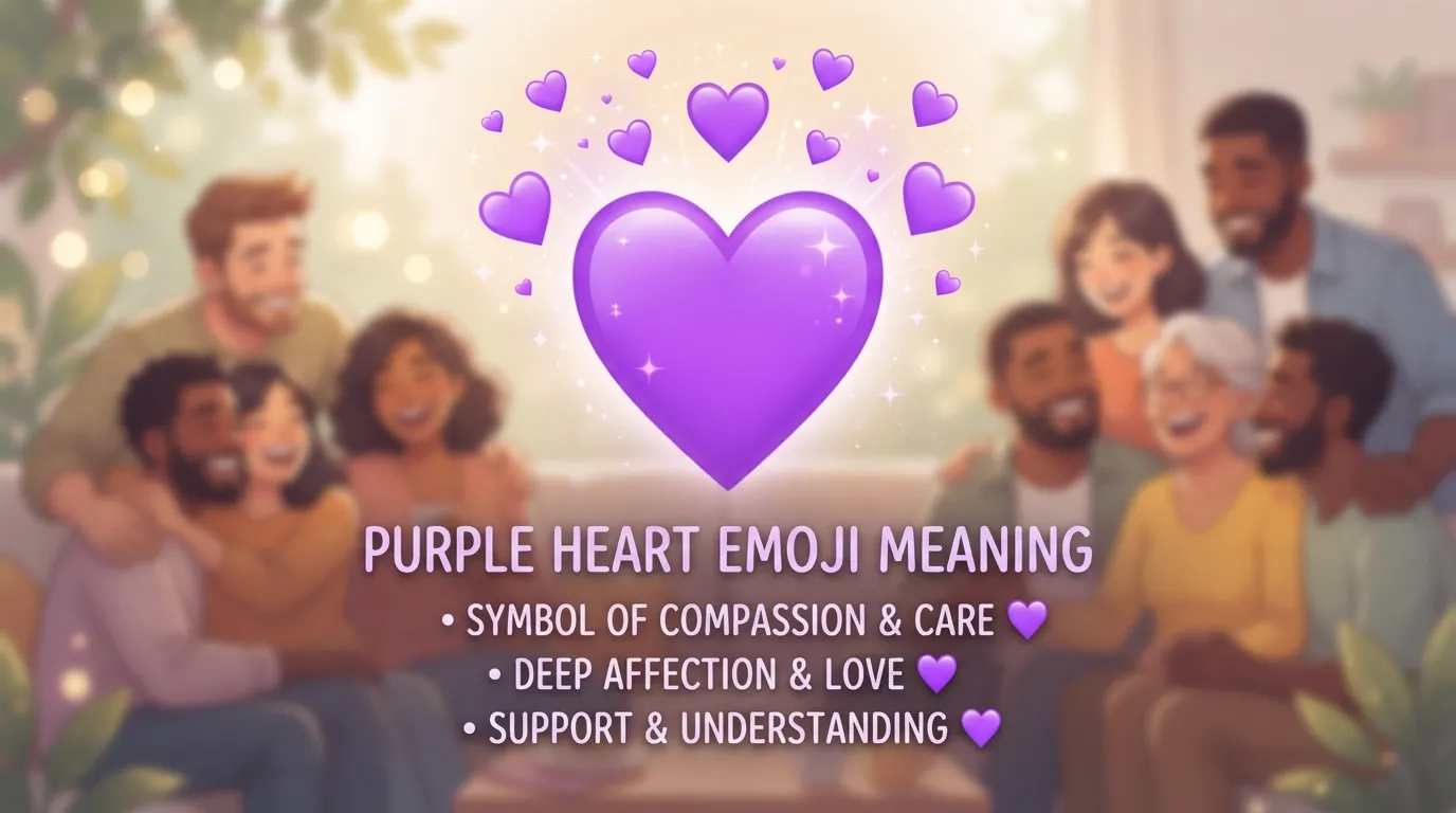 Purple Heart Emoji Meaning