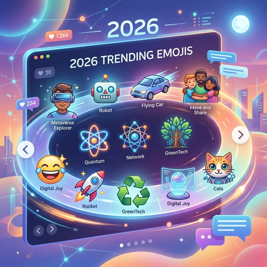 Trending carousel emoji in 2026