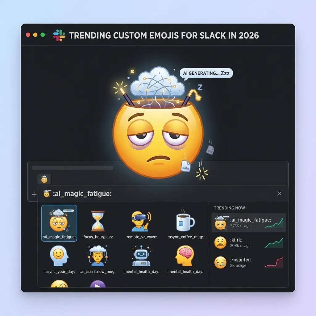 Trending emoji for slack in 2026