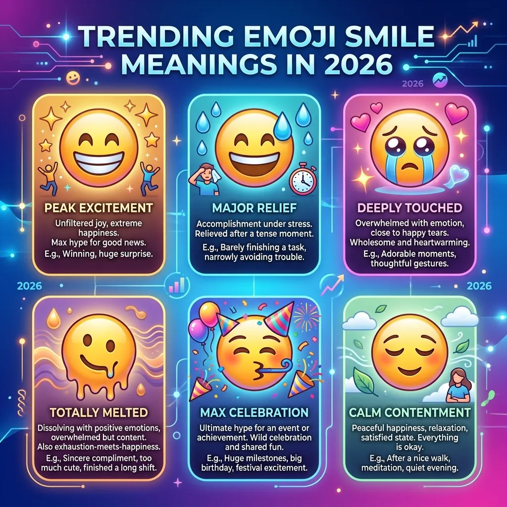 Trending emoji smile meanings in 2026