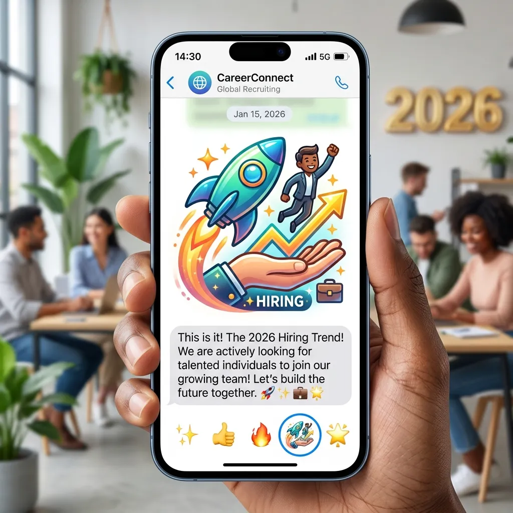 Trending hiring emoji in 2026