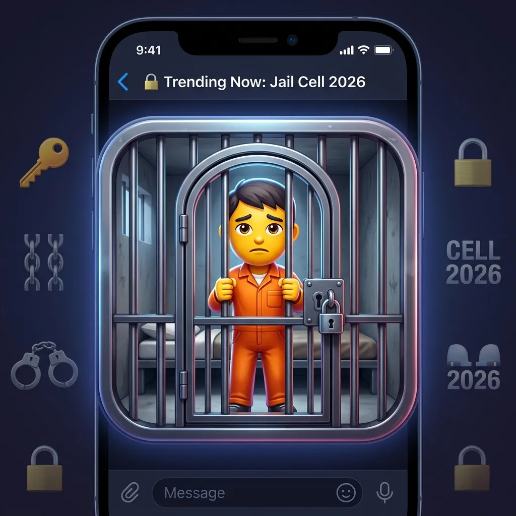 Trending Jail Cell Emoji in 2026