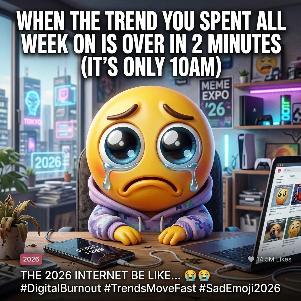 Trending meme emoji sad in 2026