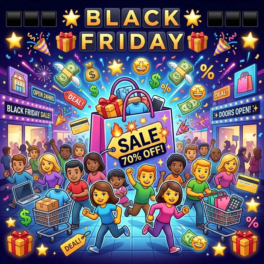 What do black friday emoji mean?