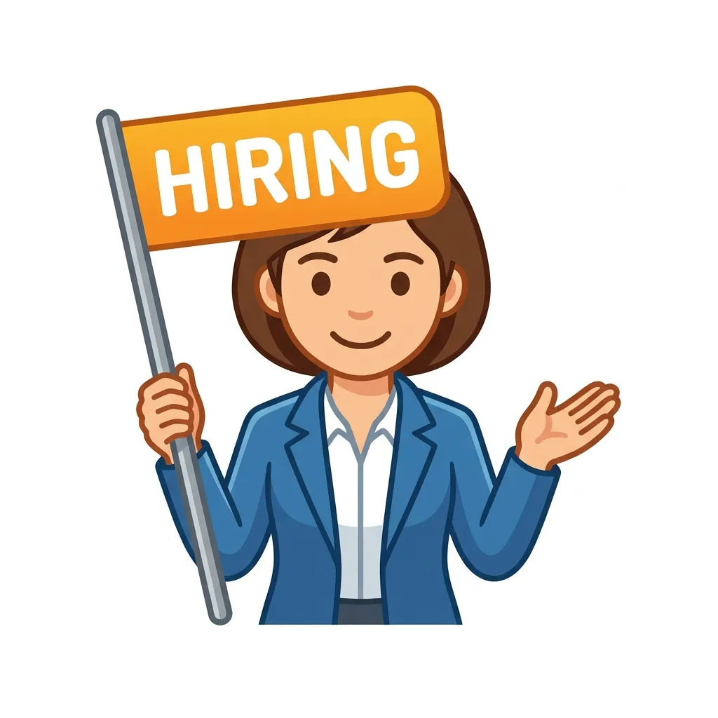 What do hiring emoji mean?