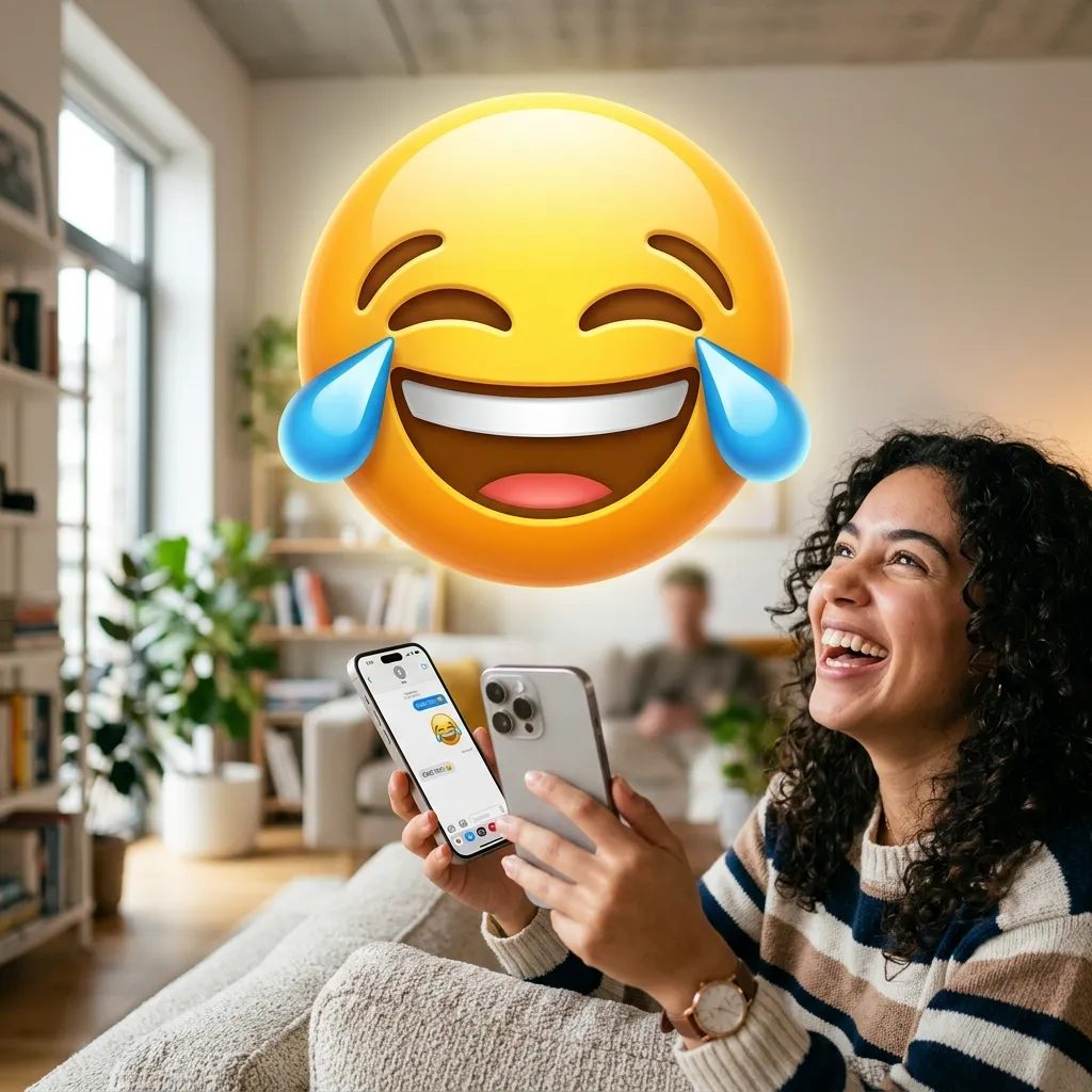What do iPhone big emoji mean?