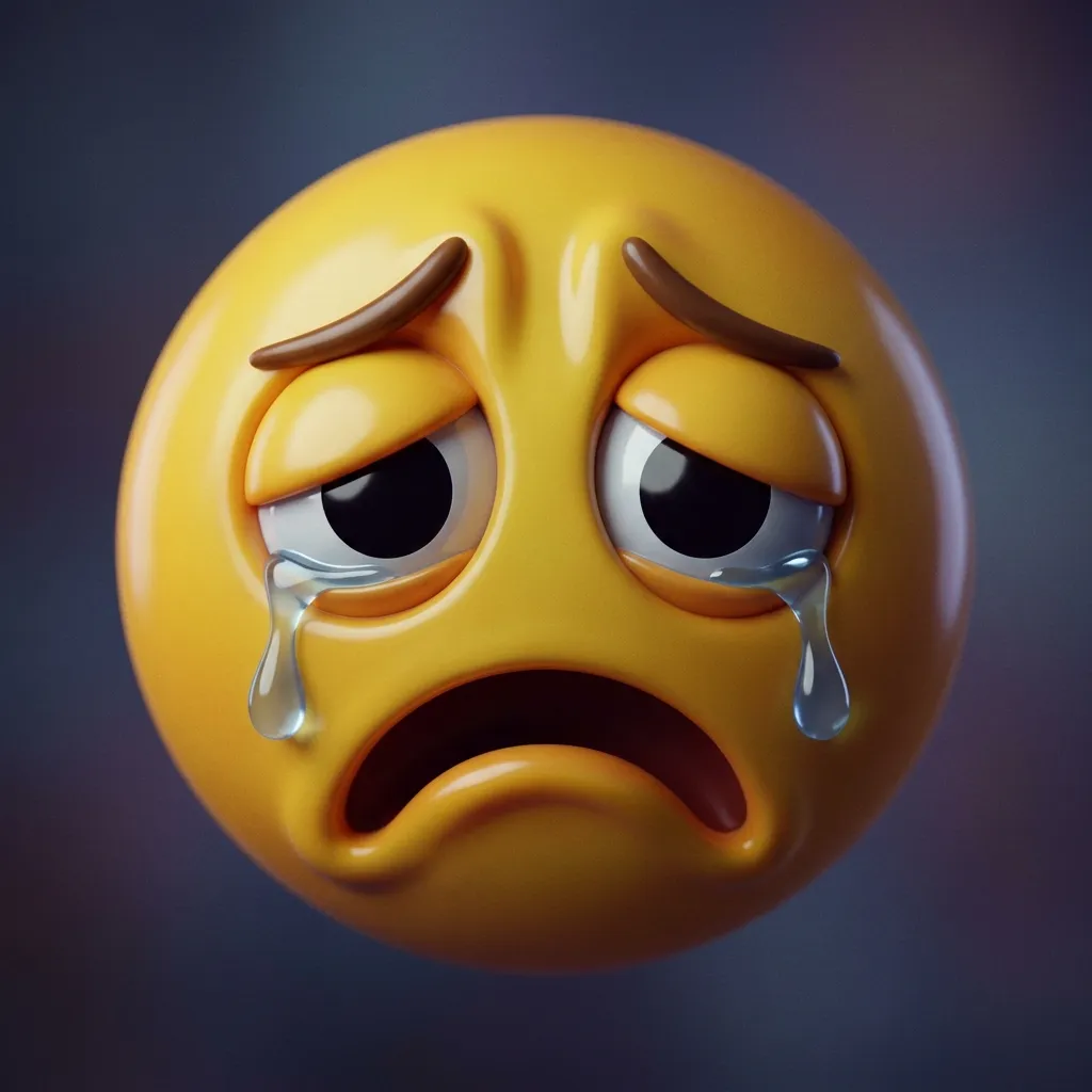 What do meme emoji sad mean?