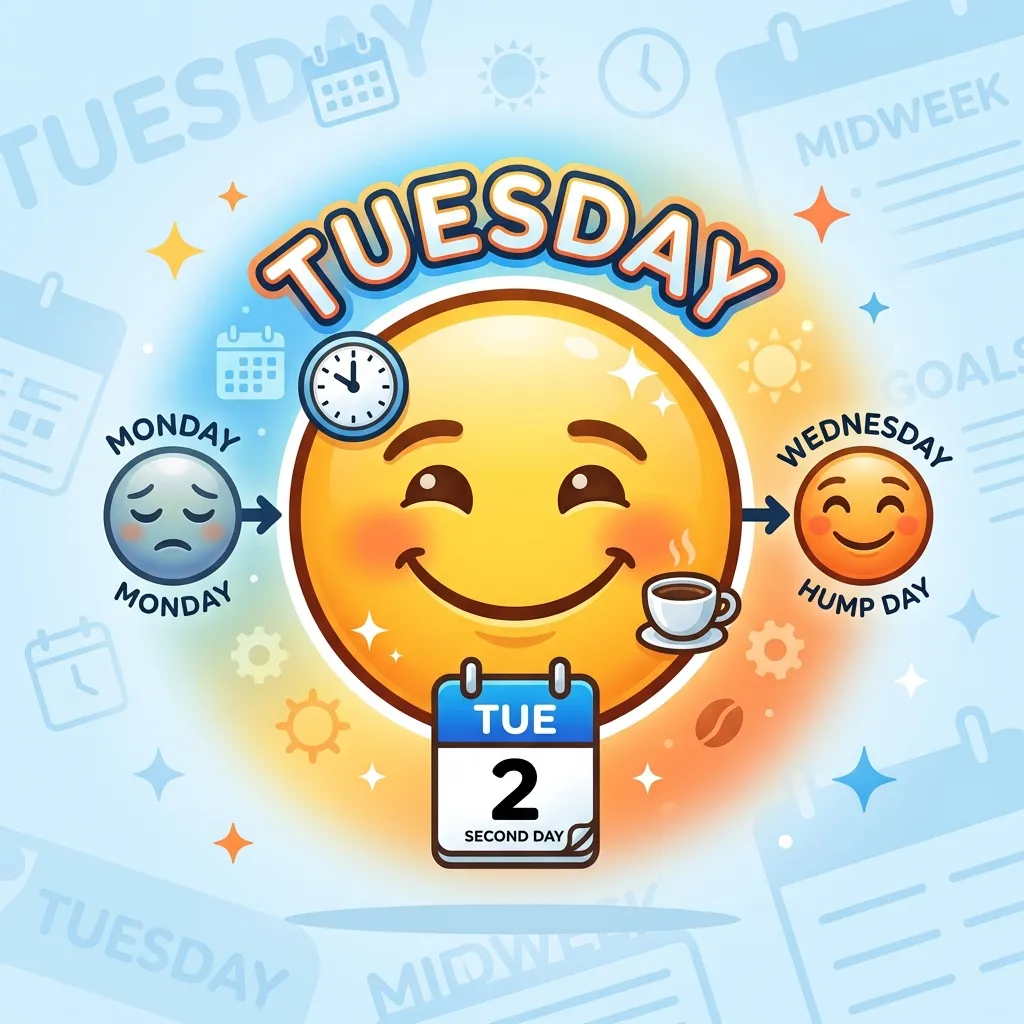 What do Tuesday emoji mean?