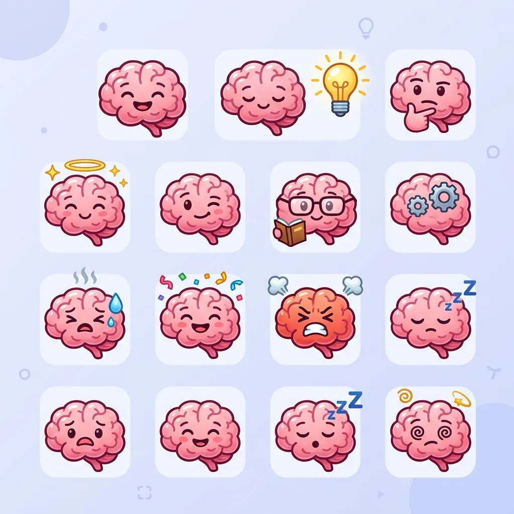 What does emoji brain mean?